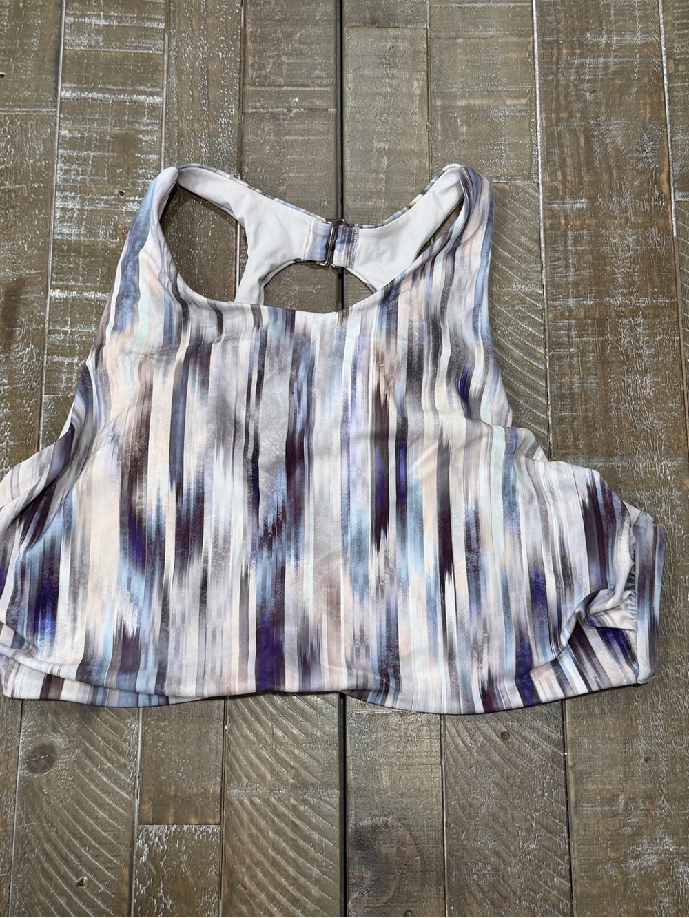 Athleta Brushstroke Racerback sports bra